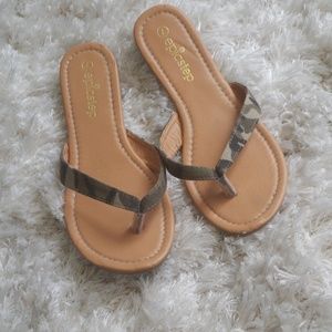 Army Print Flip Flops